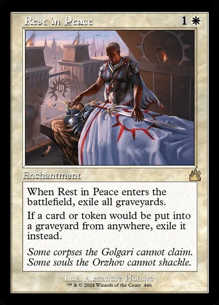Rest in Peace, Magic card RVR 446 — Ravnica Remastered set