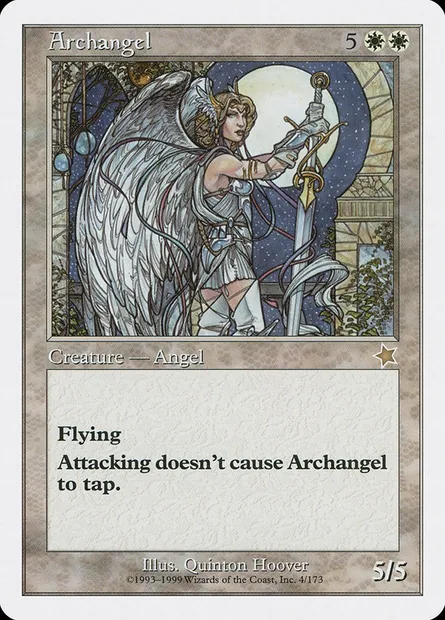 Archange, carte Magic S99 4 — extension Starter 1999