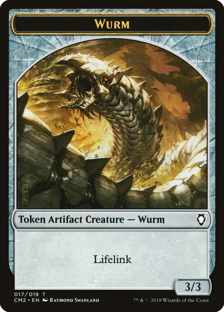 Wurm, Magic card TCM2 17 — Commander Anthology Volume II Tokens set