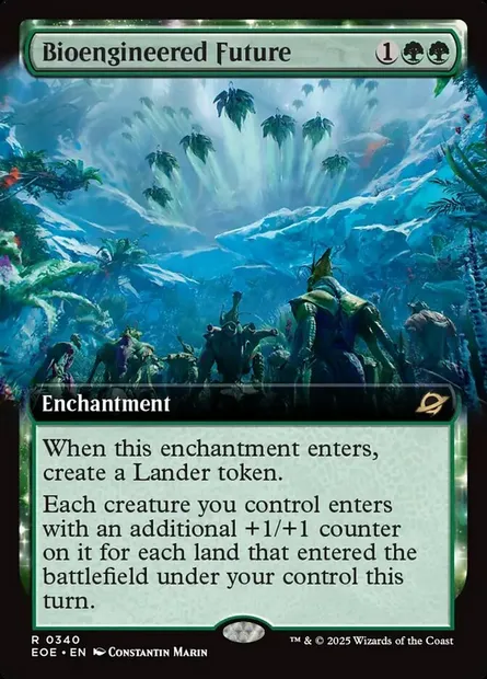 Bioengineered Future, Magic card EOE 340 — Edge of Eternities set