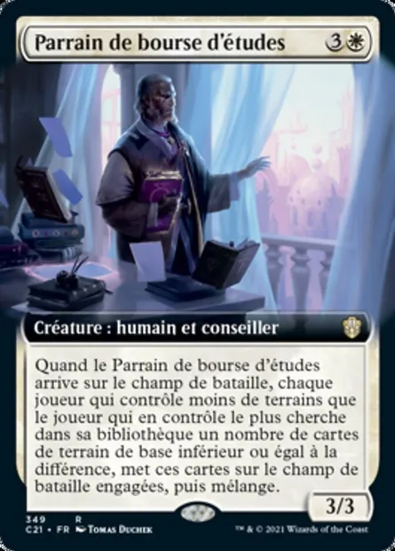 Parrain de bourse d'études, carte Magic C21 349 — extension Commander 2021