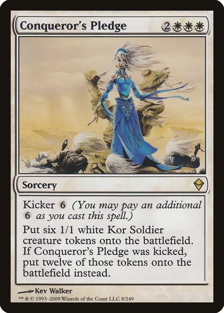 Conqueror's Pledge, Magic card ZEN 8 — Zendikar set