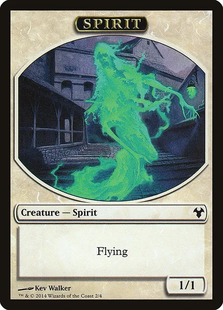 Spirit, Magic card TMD1 2 — Modern Event Deck 2014 Tokens set