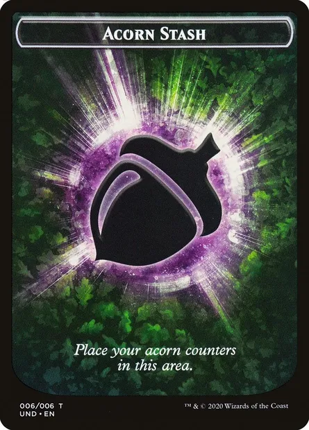 Acorn Stash, Magic card TUND 6 — Unsanctioned Tokens set