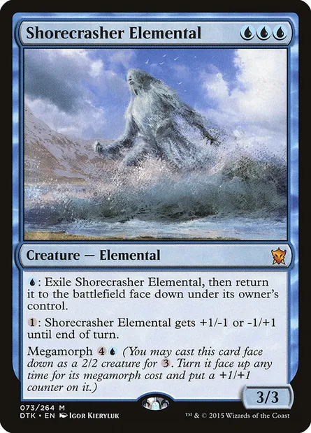 Shorecrasher Elemental, Magic card DTK 73 — Dragons of Tarkir set