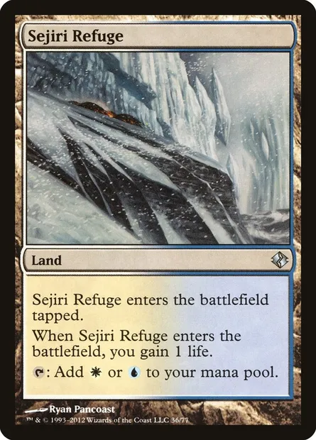 Sejiri Refuge, Magic card DDI 36 — Duel Decks: Venser vs. Koth set