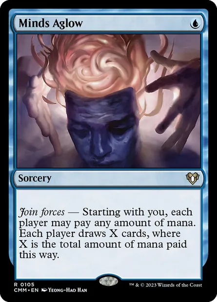 Minds Aglow, Magic card CMM 105 — Commander Masters set