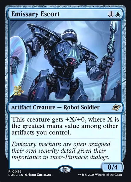 Emissary Escort, Magic card PEOE 56s — Edge of Eternities Promos set