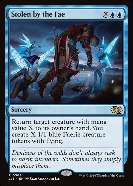 Stolen by the Fae, Magic card J25 369 — Foundations Jumpstart set
