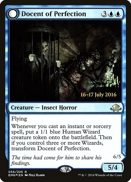Guide de perfection // Itération finale, carte Magic PEMN 56s — extension Eldritch Moon Promos
