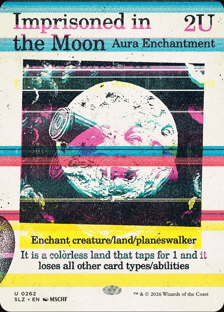 Prisonnier de la lune, carte Magic SLZ 262 — extension The Zeta Set