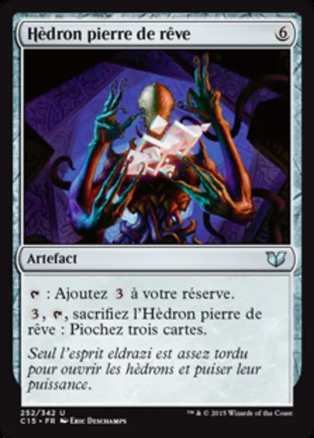 Hèdron pierre de rêve, carte Magic C15 252 — extension Commander 2015
