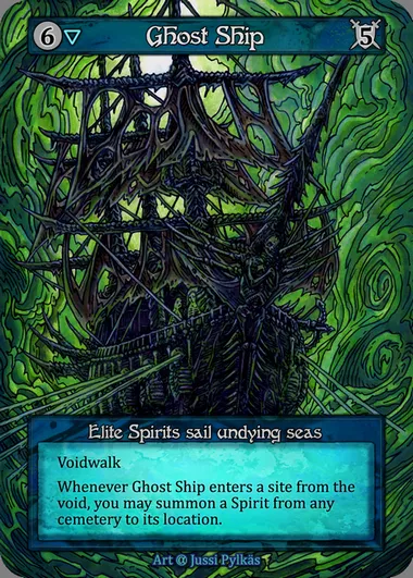 Ghost Ship, carte Sorcery ALP 069 — extension Alpha