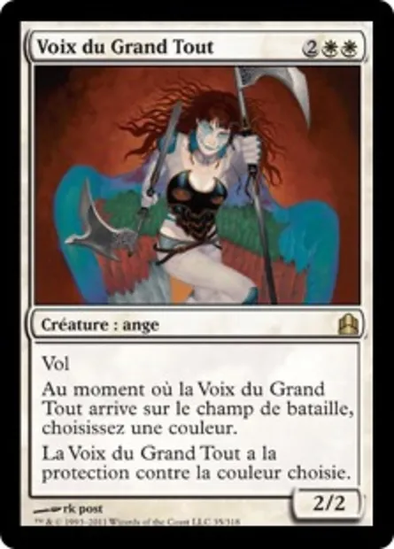 Voix du Grand Tout, carte Magic CMD 35 — extension Commander 2011