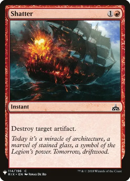 Fracasser, carte Magic PLST RIX-114 — extension The List