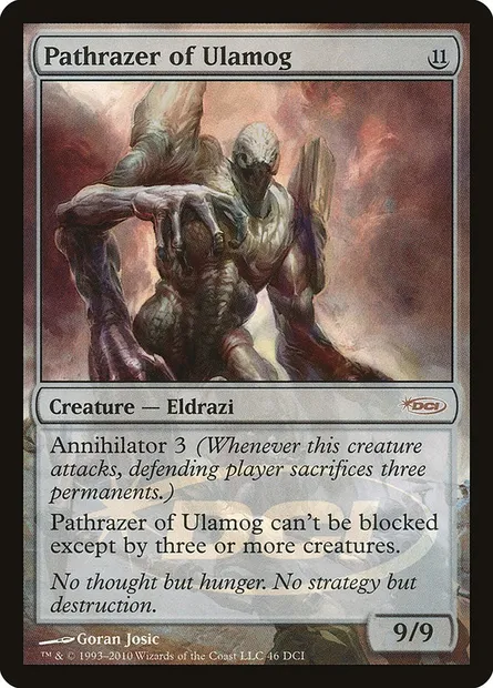 Pathrazer of Ulamog, Magic card DCI 46 — DCI Promos set