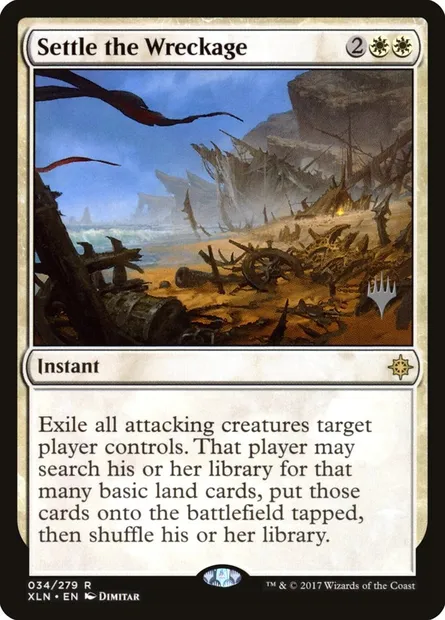 Settle the Wreckage, Magic card PXLN 34p — Ixalan Promos set