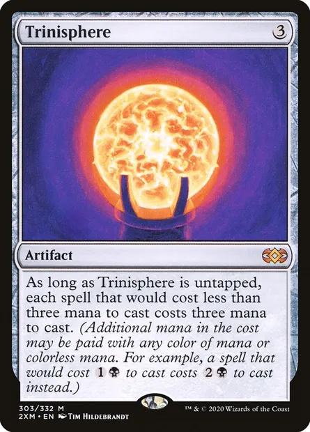 Trinisphere, Magic card 2XM 303 — Double Masters set