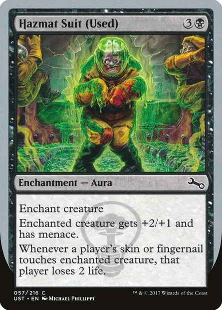 Hazmat Suit (Used), carte Magic UST 57 — extension Unstable