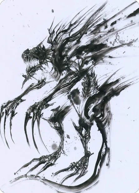 Phyrexian Obliterator // Phyrexian Obliterator, Magic card AONE 71 — Phyrexia: All Will Be One Art Series set