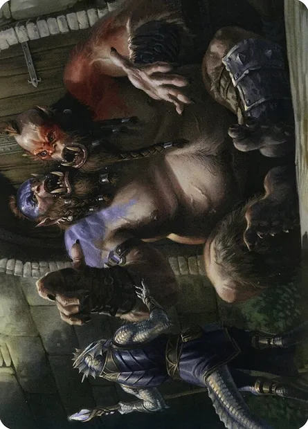 Power of Persuasion // Ettin, carte Magic AAFR 13 — extension Adventures in the Forgotten Realms Art Series