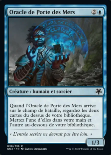 Oracle de Porte des Mers, carte Magic GN3 38 — extension Game Night: Free-for-All