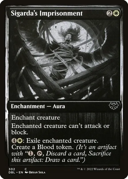 Sigarda's Imprisonment, Magic card DBL 302 — Innistrad: Double Feature set