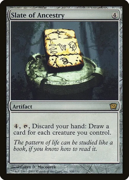 Slate of Ancestry, Magic card 9ED 308★ — Ninth Edition set