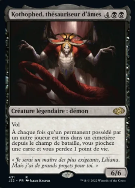 Kothophed, thésauriseur d'âmes, carte Magic J22 431 — extension Jumpstart 2022