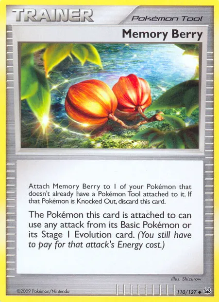 Memory Berry, Pokémon card PL 110 — Platinum set