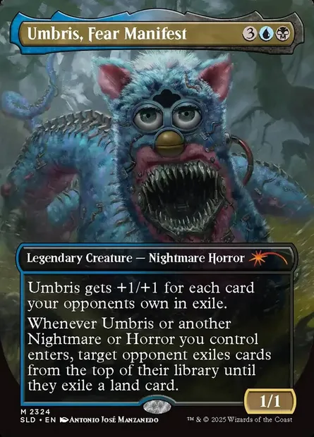 Umbris, Fear Manifest, Magic card SLD 2324 — Secret Lair Drop set