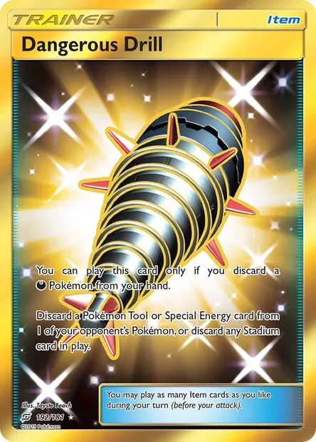 Dangerous Drill, Pokémon card TEU 192 — Team Up set