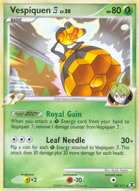 Vespiquen E4, Pokémon card RR 35 — Rising Rivals set