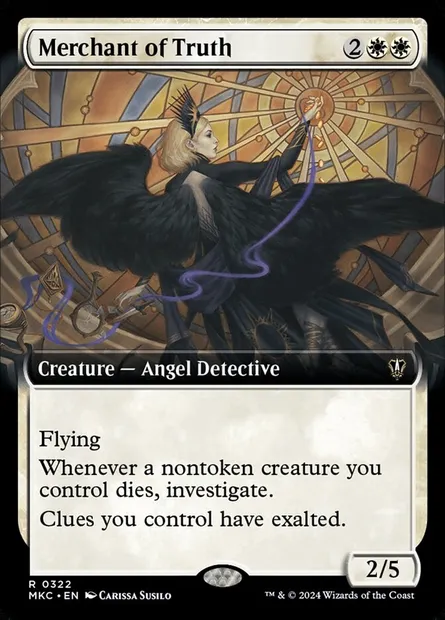 Merchant of Truth, Magic card MKC 322 — Murders at Karlov Manor Commander set