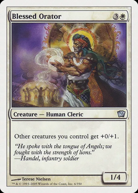 Blessed Orator, Magic card 9ED 6 — Ninth Edition set