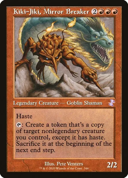 Kiki-Jiki, Mirror Breaker, Magic card TSR 346 — Time Spiral Remastered set