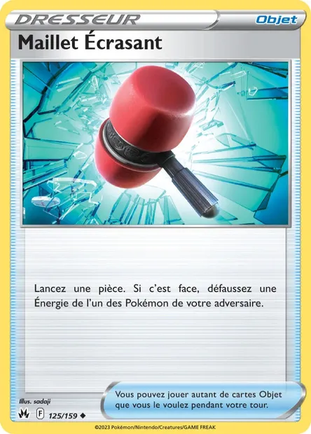 Maillet Écrasant, carte Pokémon CRZ 125 — extension Zénith Suprême