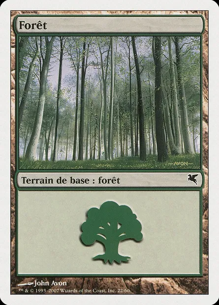 Forest, Magic card PSAL B22 — Salvat 2005 set