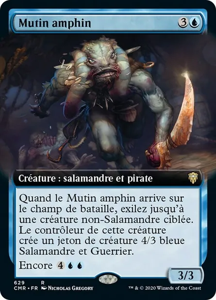 Mutin amphin, carte Magic CMR 629 — extension Commander Legends