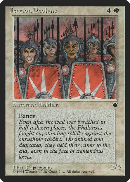 Icatian Phalanx, Magic card FEM 11 — Fallen Empires set
