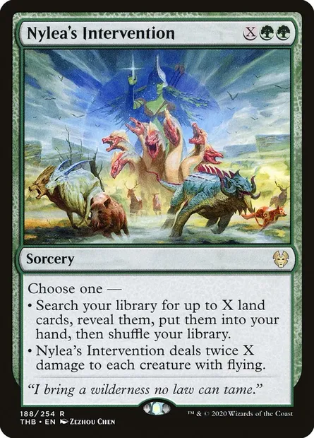 Nylea's Intervention, Magic card THB 188 — Theros Beyond Death set