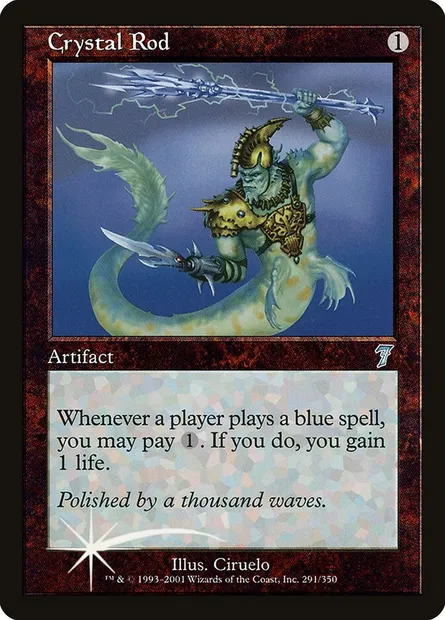 Crystal Rod, Magic card 7ED 291★ — Seventh Edition set