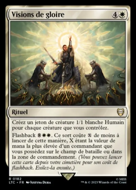 Visions de gloire, carte Magic LTC 182 — extension Tales of Middle-earth Commander