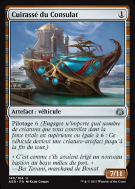 Cuirassé du Consulat, carte Magic AER 146 — extension La révolte éthérique