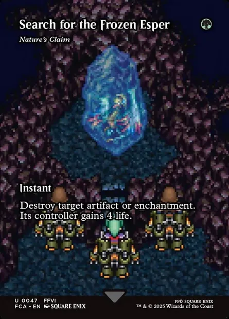 Nature's Claim, Magic card FCA 47 — Final Fantasy: Through the Ages set