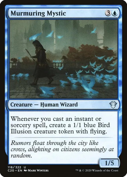 Murmuring Mystic, Magic card C20 118 — Commander 2020 set
