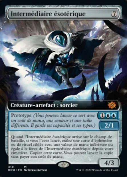 Intermédiaire ésotérique, carte Magic BRO 319 — extension La Guerre Fratricide