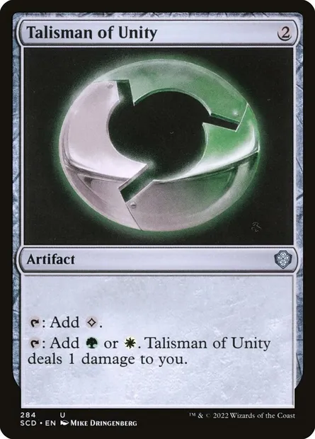 Talisman of Unity, Magic card SCD 284 — Starter Commander Decks set