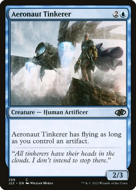 Aeronaut Tinkerer, Magic card J22 268 — Jumpstart 2022 set