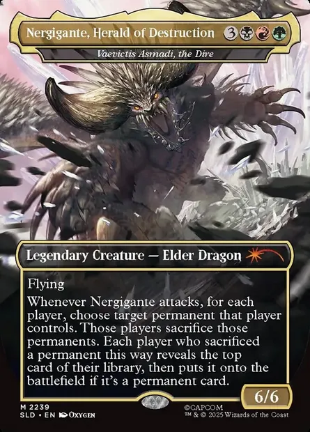 Vaevictis Asmadi, the Dire, Magic card SLD 2239 — Secret Lair Drop set
